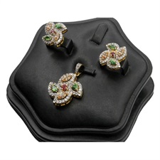 Gold Plated Pendant Set in 925 Sterling Silver