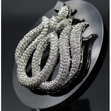 Beautiful Silver Allah Pendant With Cubic Zircon