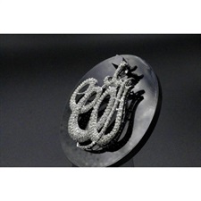 Beautiful Silver Allah Pendant With Cubic Zircon