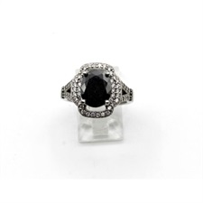 Beautiful Center Black Zircon Ring