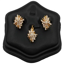 Gold Plated Pendant Set in 925 Sterling Silver