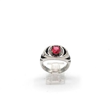 Red Onyx Silver Ring