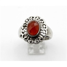 Florabel Red Onyx Ring