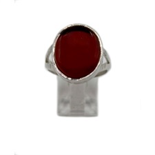 Brown Aqeeq Ring