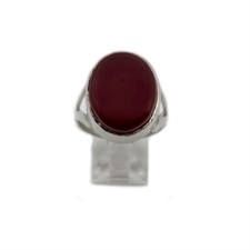 Brown Aqeeq Ring