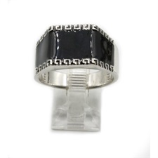 Turkish Ring Black Onyx 925 Sterling Silver
