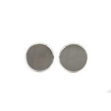 Round Shaped Matt Finish Cufflink