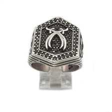 Turkish Ring Black Onyx 925 Sterling Silver