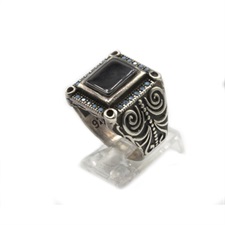 Turkish Ring Black Onyx 925 Sterling Silver