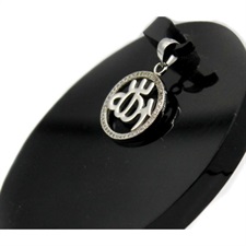 Allah Pendant In 925 Sterling Silver With Zircon