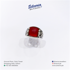 New Aqeeq ring for men in 925 Sterling Silver