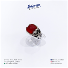 New Aqeeq ring for men in 925 Sterling Silver