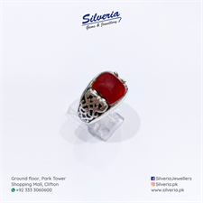 New Aqeeq ring for men in 925 Sterling Silver