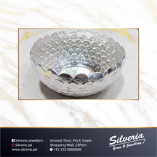Fishscale Sterling Silver bowl