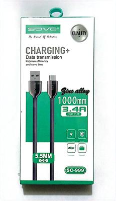 SOVO SC-999 Metal Cable 5.5mm TYP-C