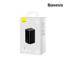 BASEUS GAN5 PRO FAST CHARGER 2C+U 65W CN BLACK
