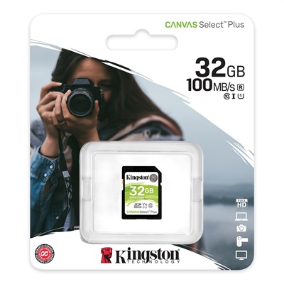 Kingston Canvas Select Plus microSD Card 32GB SDCS2/32GB
