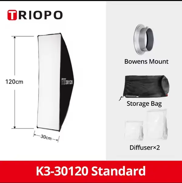 Triopo K3 30X120 Softbox Bowens Mount 
