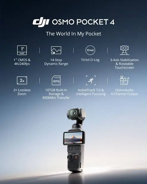 DJI Osmo Pocket 4 Creator Combo
