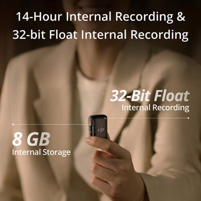 DJI Mic 2 2-Person Compact Digital Wireless Microphone 