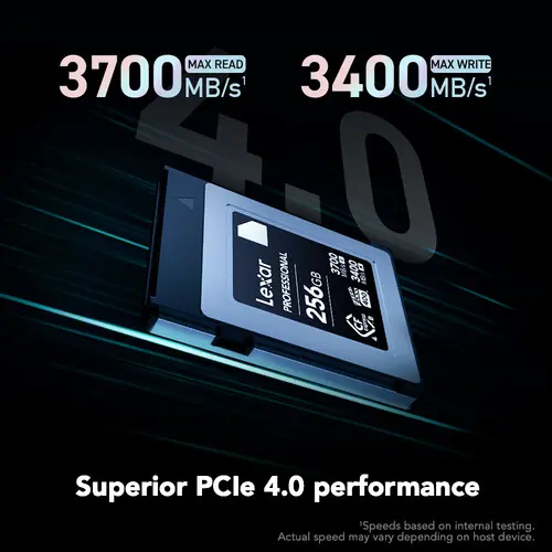 Lexar 256GB Professional DIAMOND CFexpress 4.0 Type B Memory Card