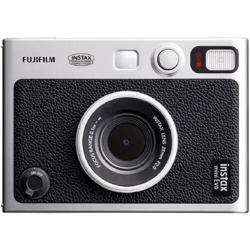 FUJIFILM instax mini EVO Hybrid Instant Camera (Black / Brown /Pink )
