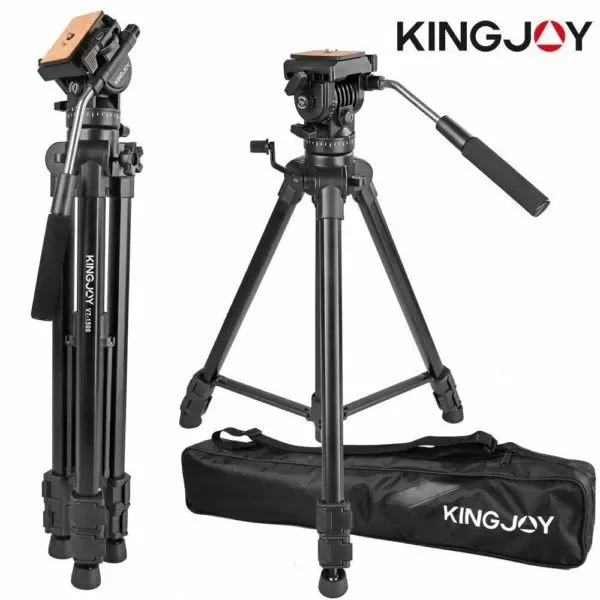 Kingjoy Pro Video Tripod Black (VT-1500) 