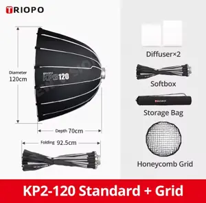 Triopo KP2 120cm Parabolic Softbox Bowens Mount 