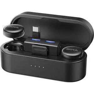 BOYA BOYALINK 3 AI-Powered 2-Person Wireless Microphone System for Cameras and Mobile Devices (2.4 GHz)