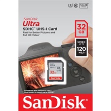 SanDisk SDHC 32GB 120MB/s Ultra