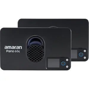 amaran Pano 60c RGB COB Mobile Light Panel (2-Light Kit, Charcoal) 