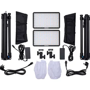 amaran Pano 60c RGB COB Mobile Light Panel (2-Light Kit, Charcoal) 