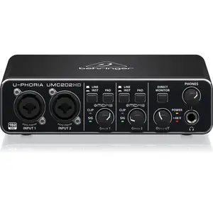 Behringer UMC202HD 2x2 Desktop USB Audio Interface