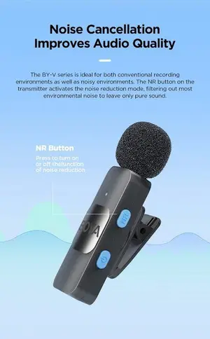 BOYA BY-V10 2.0 Ultracompact Wireless Microphone 