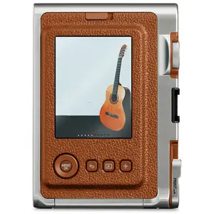 FUJIFILM instax mini EVO Hybrid Instant Camera (Brown)