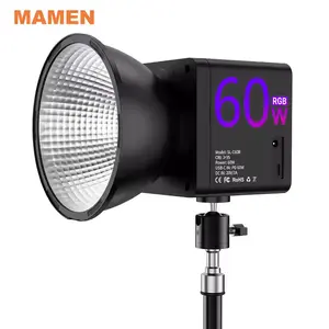 Mamen SL-C60R LED Video BI Color +RGB Light With Built In Battery