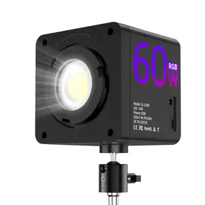 Mamen SL-C60R LED Video BI Color +RGB Light With Built In Battery