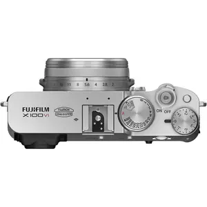 FUJIFILM X100VI Digital Camera (Black/ SIlver)