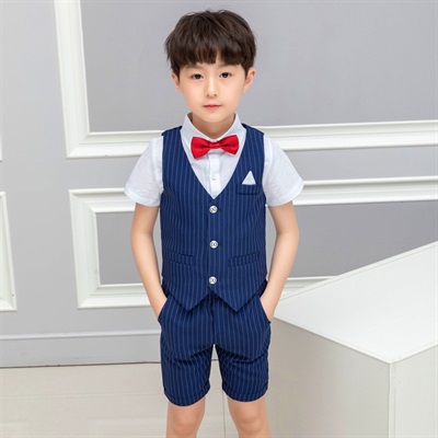 Handsome boy suit