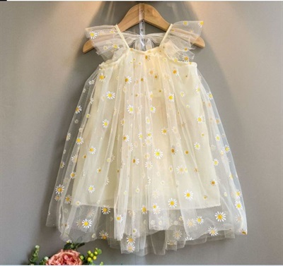  Floral Print Chiffon Dress