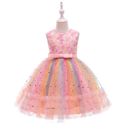 Rainbow Stars Frock 