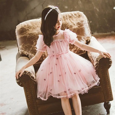 Beautiful Flower Tutu dress with pearl