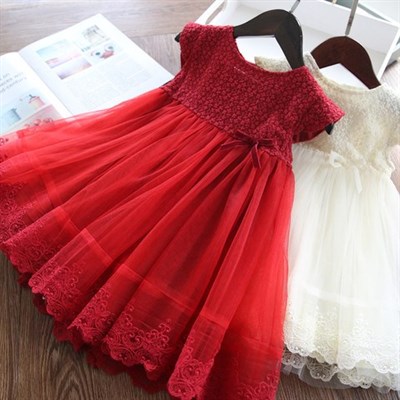 Flower Lace Girls Dress
