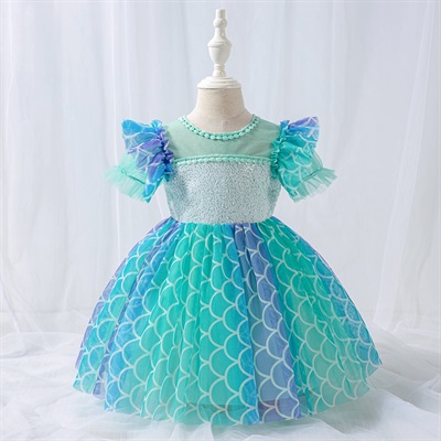 Colorful Baby Party Frock 