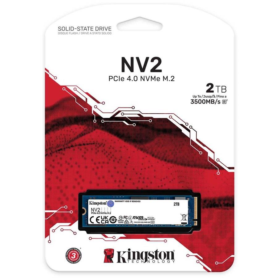 Kingston NV2 PCIe 4.0 NVMe SSD - Lower Power Consumption