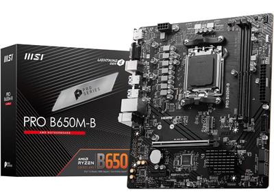 MSI B650M-B AMD AM5 DDR5 MicroATX Motherboard