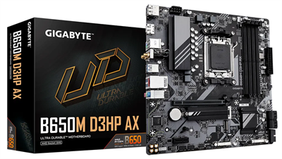 Gigabyte B650M D3HP AX WIFI AMD AM5 DDR5 MicroATX Motherboard