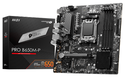 MSI B650M-P AMD AM5 DDR5 MicroATX Motherboard