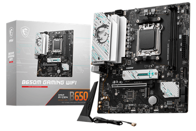 MSI B650M GAMING WIFI AMD AM5 DDR5 MicroATX Motherboard