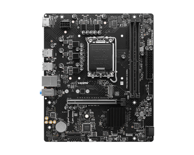 MSI PRO H610M-S DDR4 Intel LGA1700 MicroATX Motherboard